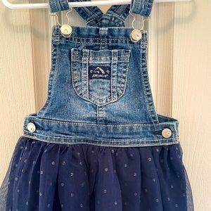 Jordache demin overall dress. Size 4t